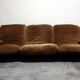 3-seater marsala model sofa by Michel Ducaroy for Ligne Roset, 1970s.