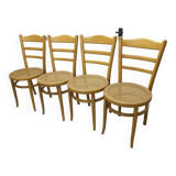 4 chaises Baumann modèle Anteuil 1986