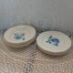 11 old Digoin and Sarreguemines plates
