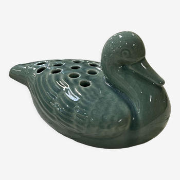 pique flower by ceramist pol chambost (1906-1983) representing a duck