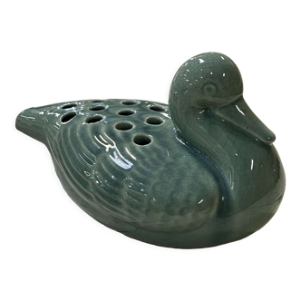 pique flower by ceramist pol chambost (1906-1983) representing a duck