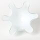 petit vase mouchoir en opaline blanche