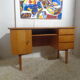 Scandinavian vintage light wood desk of the 60s