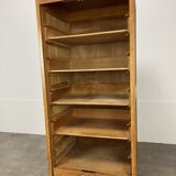 Filing cabinet with curtain, by trade