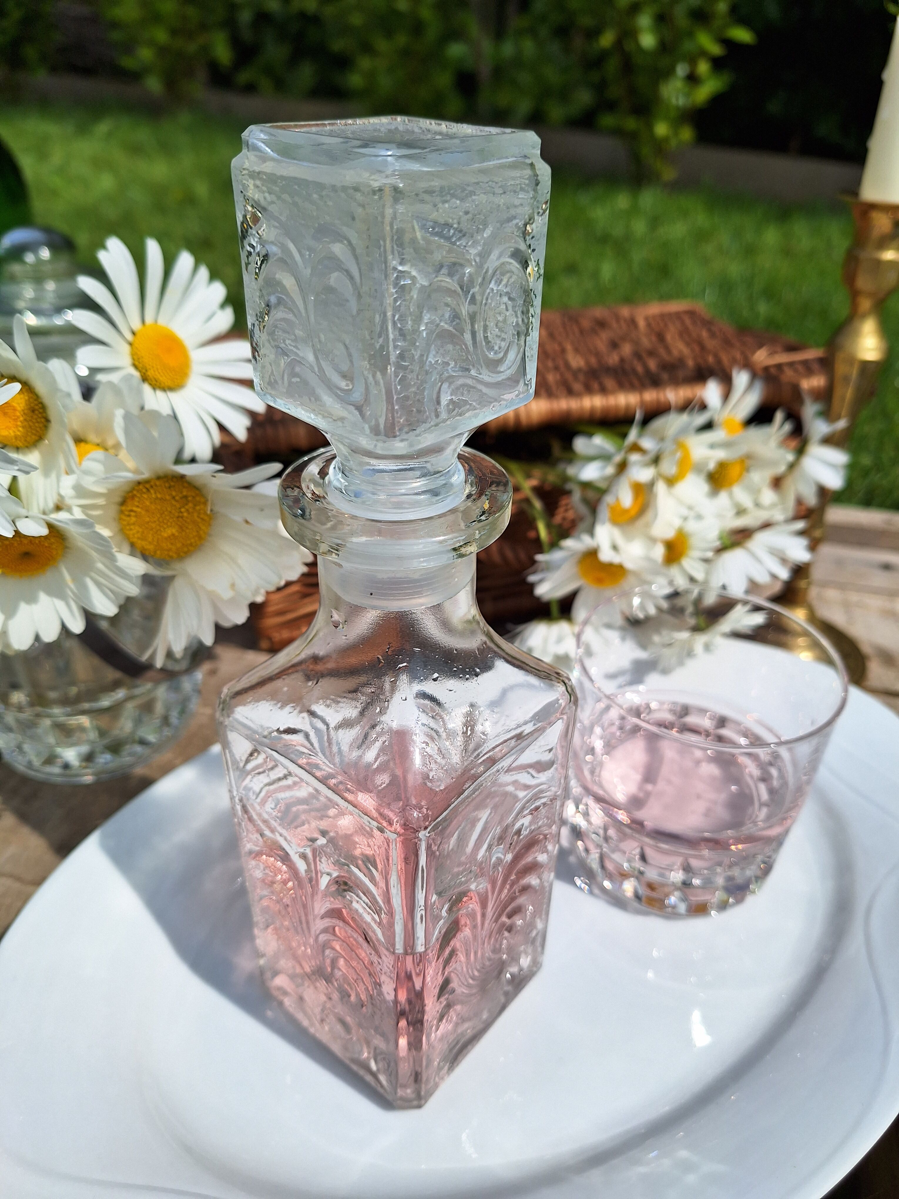 Vintage whiskey decanter