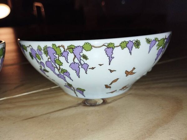 Paire de bols Villeroy & Boch – Décor floral – État parfait