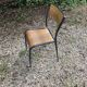 Mullca school chair with spindle legs