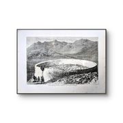 Cimetière guèbre près de Téhéran, Iran. Imprimée en 1866.