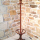 Coat door - curved wooden bistro parrot hats
