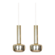 Pair of VL56 pendants by Vilhelm Lauritzen, Louis Poulsen, 1950s.