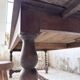 Solid oak table 1900 drapery style XL 280cm with extensions