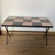 Table basse damier