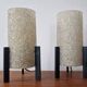 Pair of Midcentury Table Lamps Rockets, Germany, 1970s