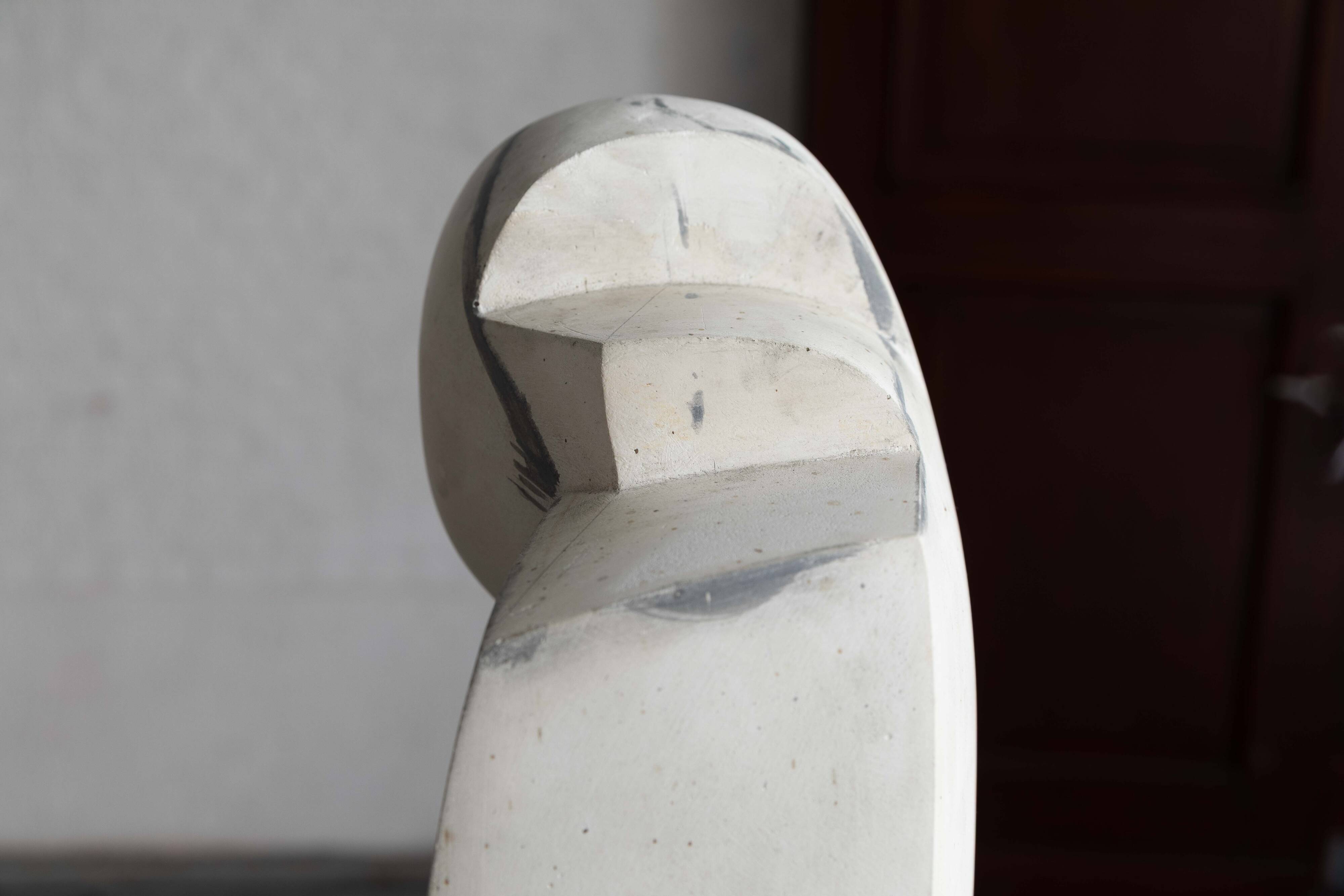 Sculpture 'Then and now' by Pol Spilliaert, Belgium, 2001-2003