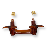 Orange transparent plastic hook