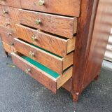 Meuble de metier chene debut XXe