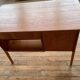 Bureau scandinave teck 1950 1960 vintage rétro ancien - pieds compas - 3 tiroirs - LEGRAND D