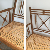 Wooden bench