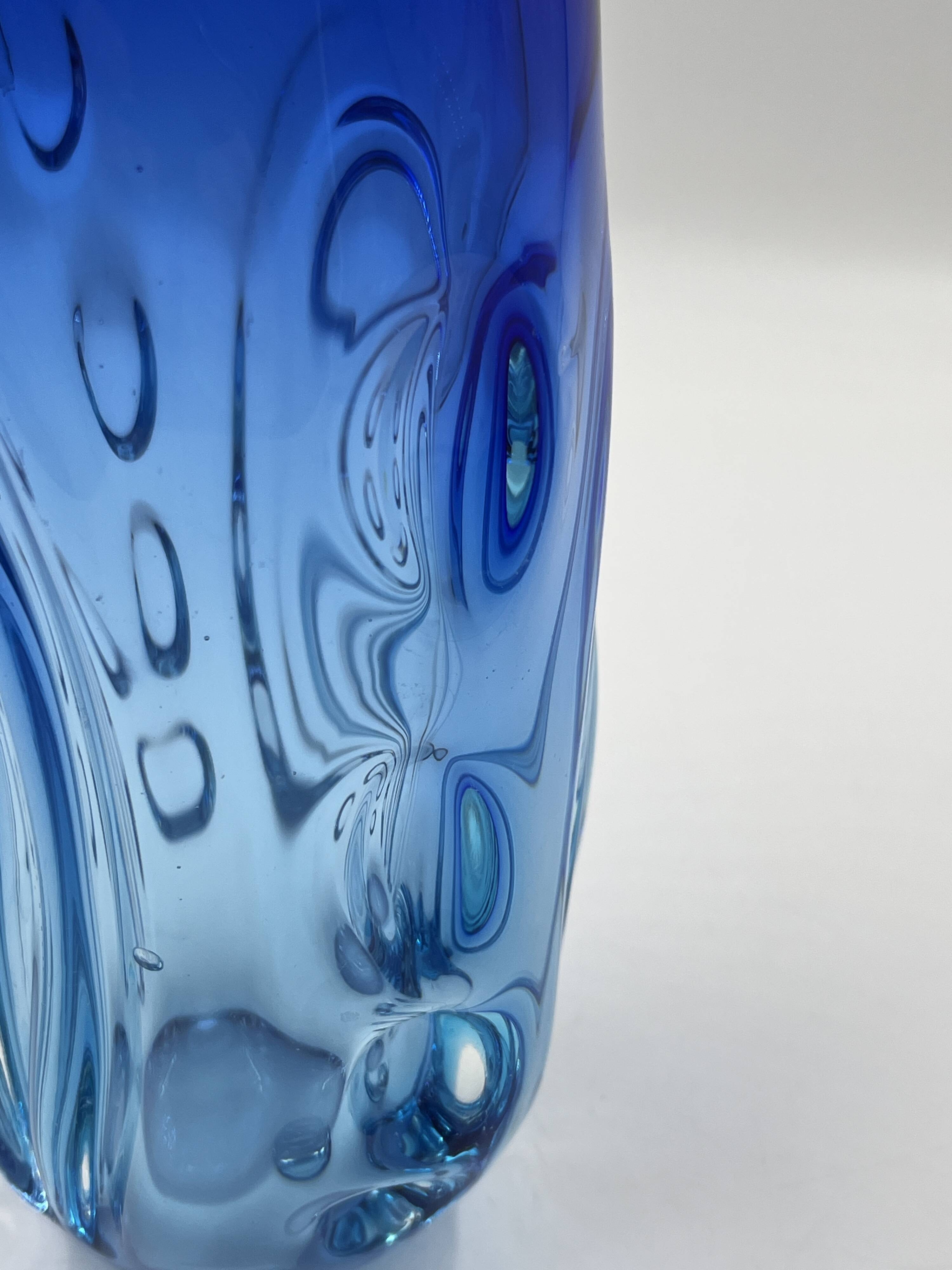 Murano blue vase