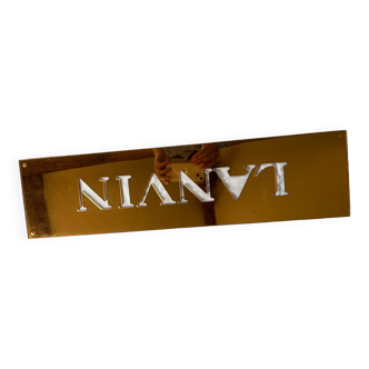 Vintage Lanvin sign