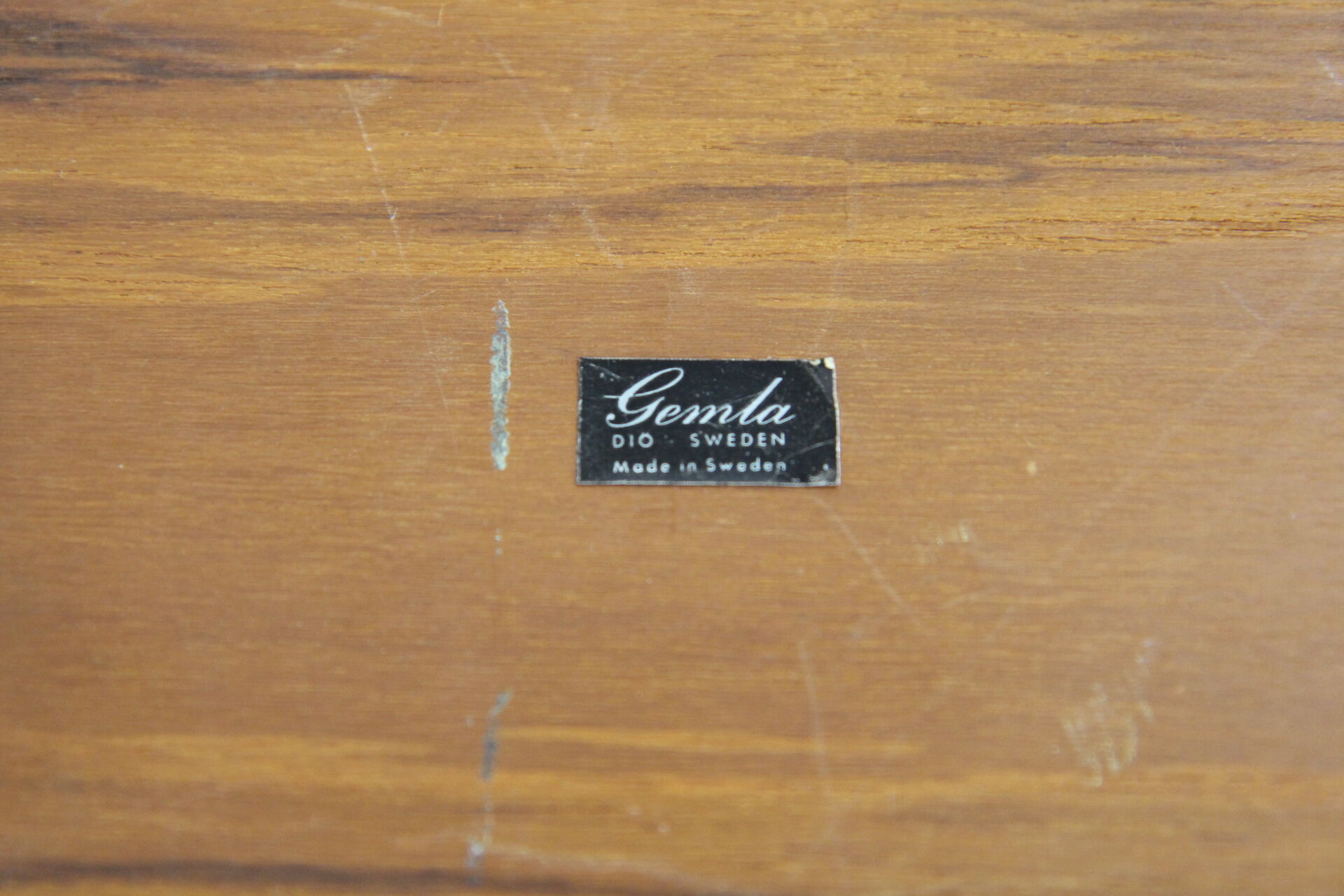 Table d'appoint scandinave, Gemla, Suède, 1960