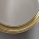 Vintage Italian Round Wall Mirror in Brass, 1970s