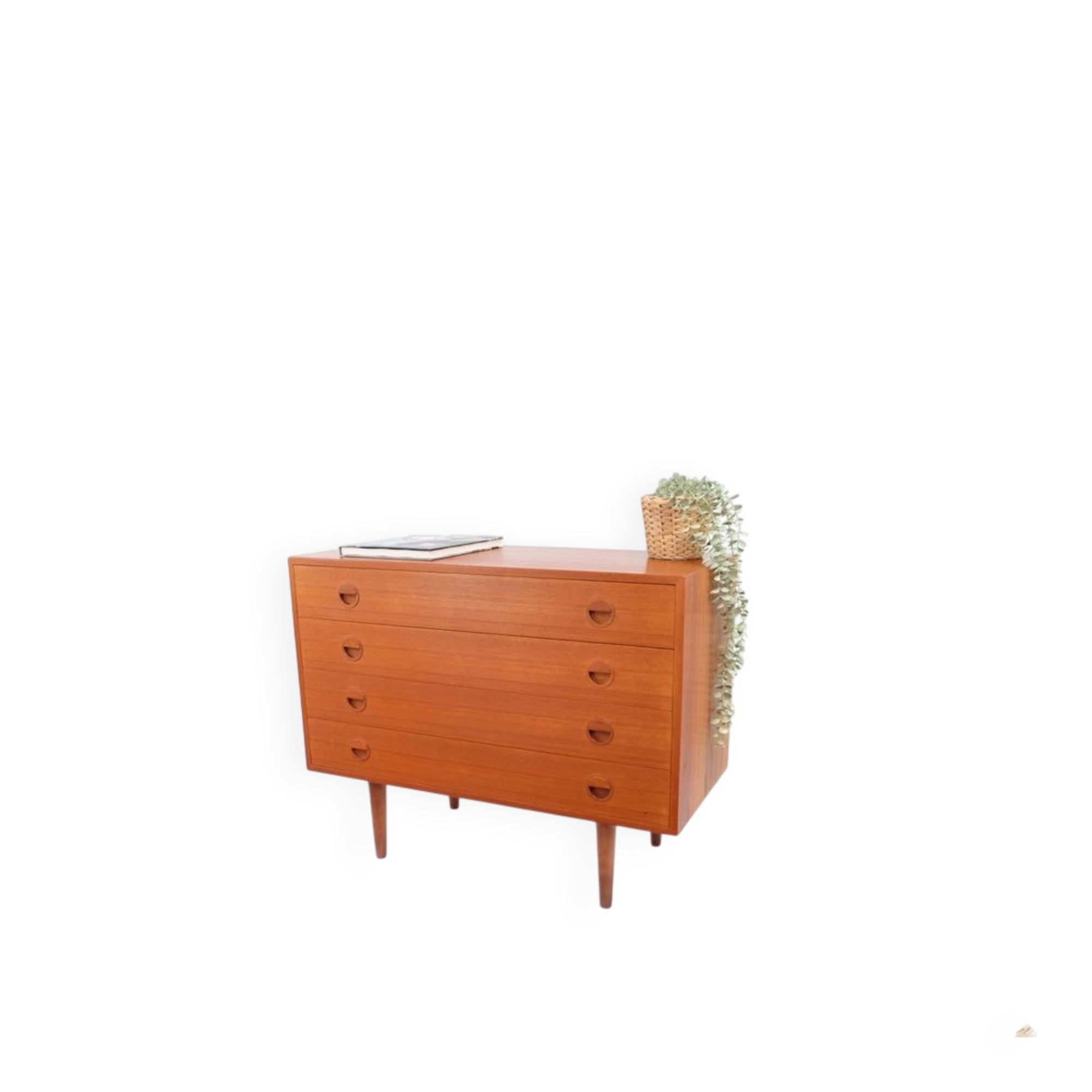 Commode vintage rétro années 60-70 HG Møbler en teck, style années 60-70.