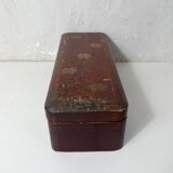 Antique orientalist art nouveau lacquered wooden box