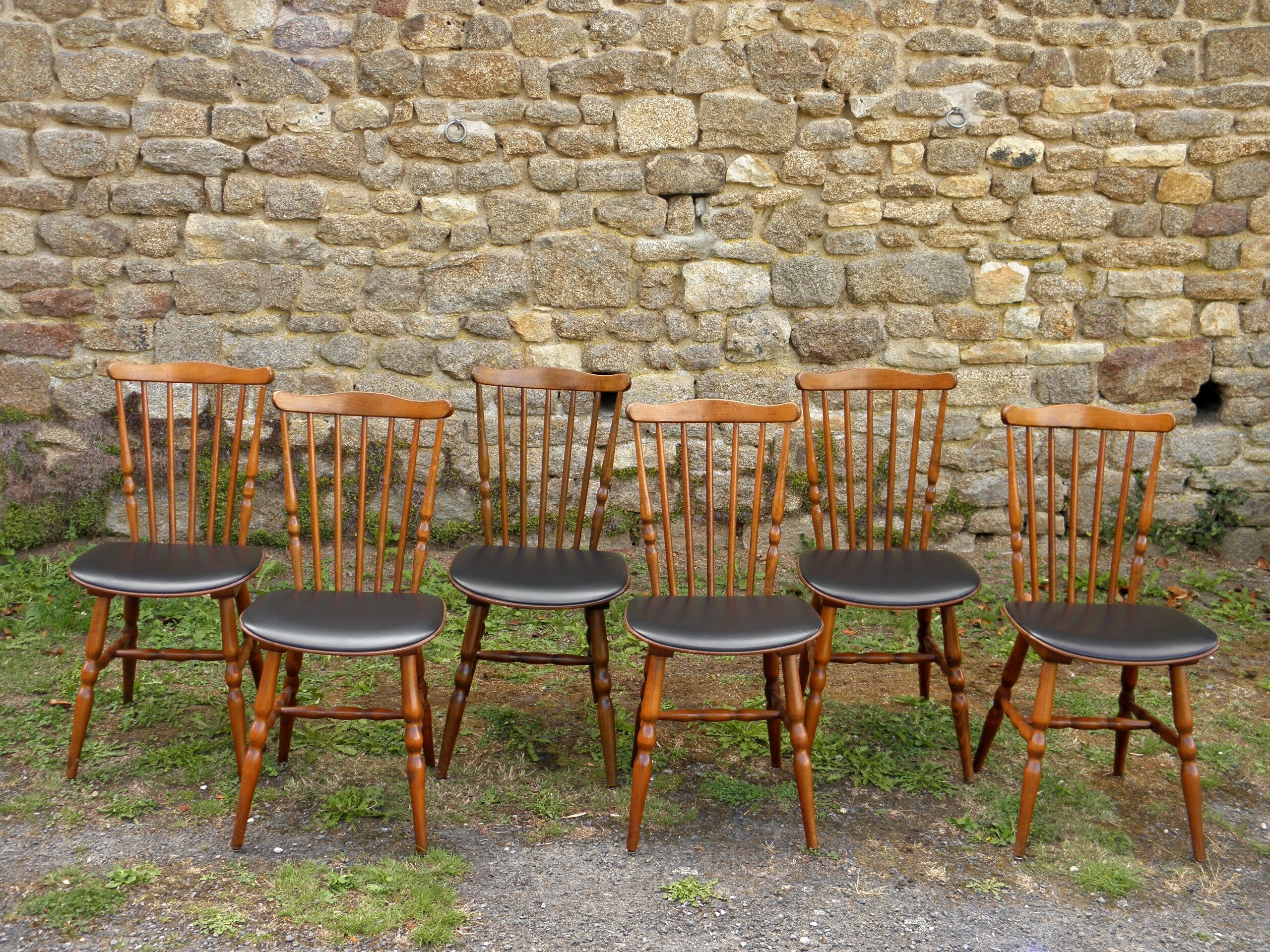 Set of 6 Baumann "Tacoma" chairs
