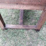 Walnut farmhouse table