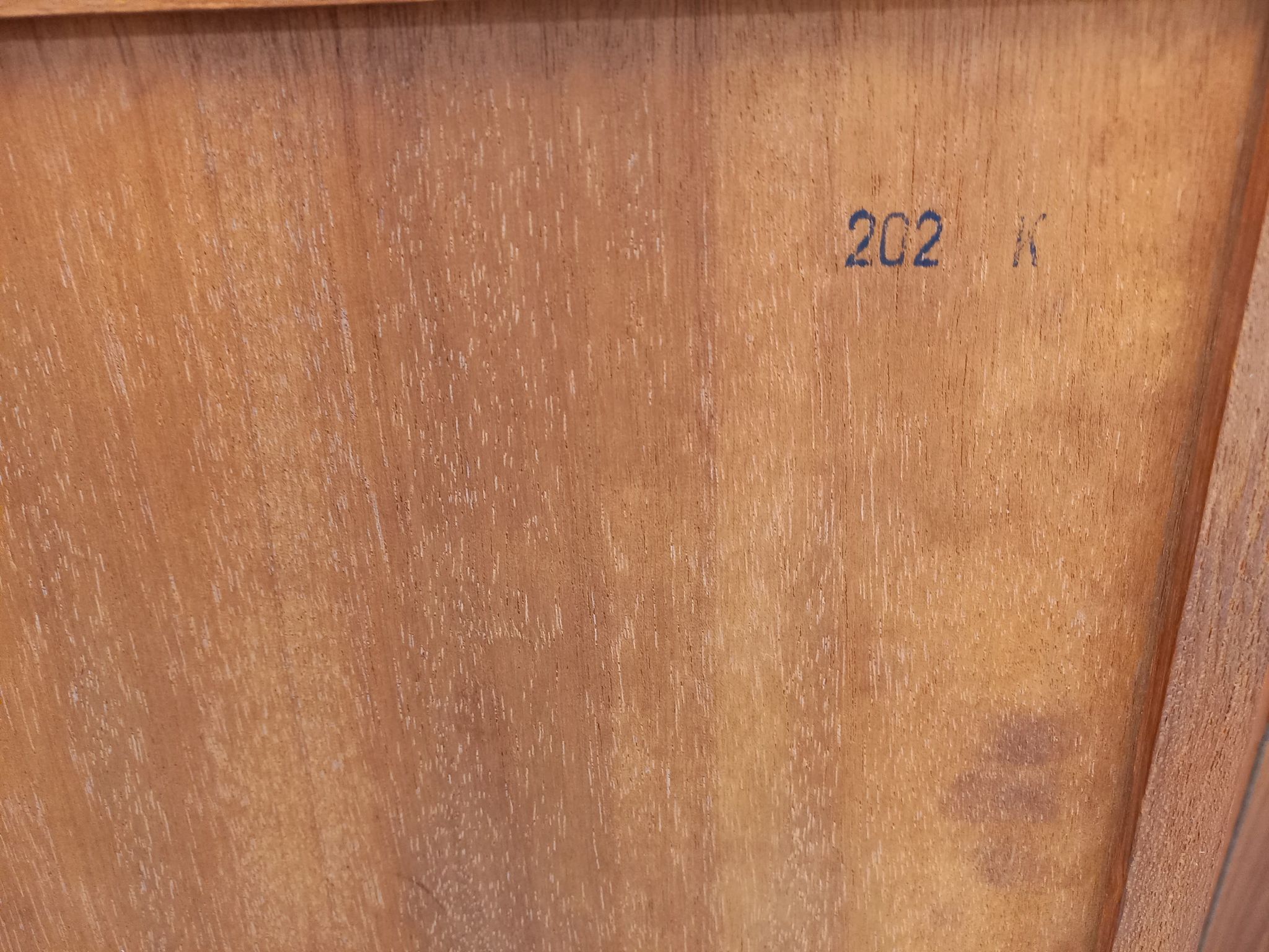 Secrétaire scandinave danois vintage Tibergaard en teck des années 50 60