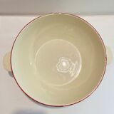 Salad bowl in faience model maryvonne floral