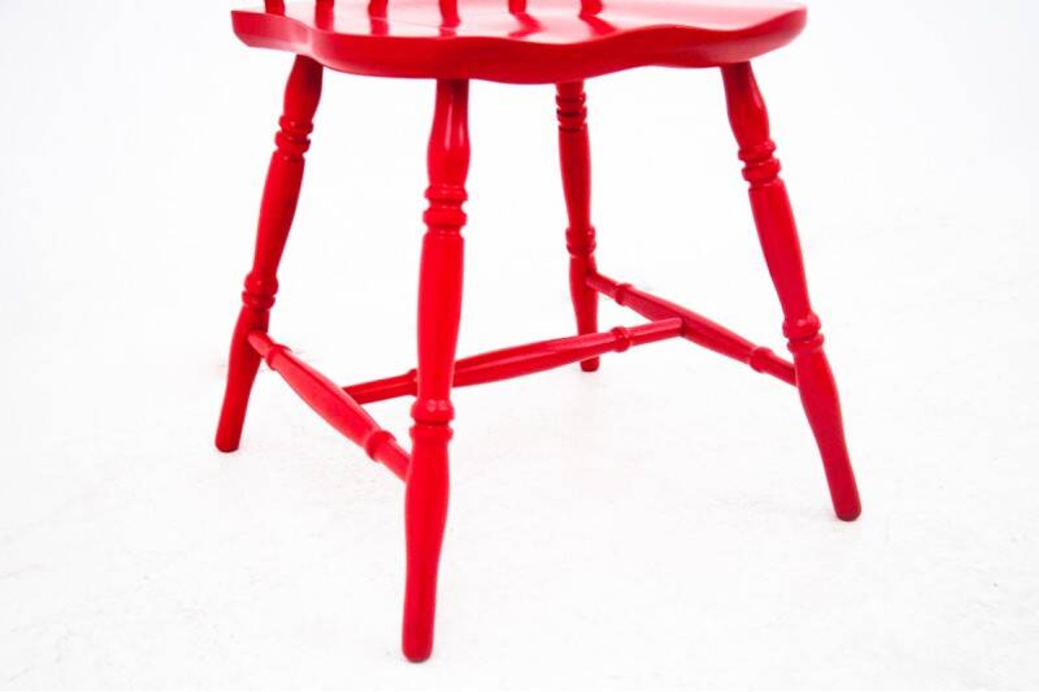 Red chair, Poland, 1940s. After renovation.