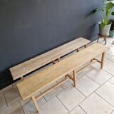 Paire de bancs anciens