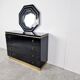 Jean Claude Mahey chest of drawers with mirror, 1970s