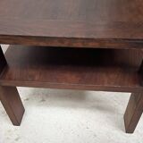 Art Deco coffee table in mahogany and veneer 20th century