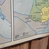 MDI school map "The territorial formation of France"