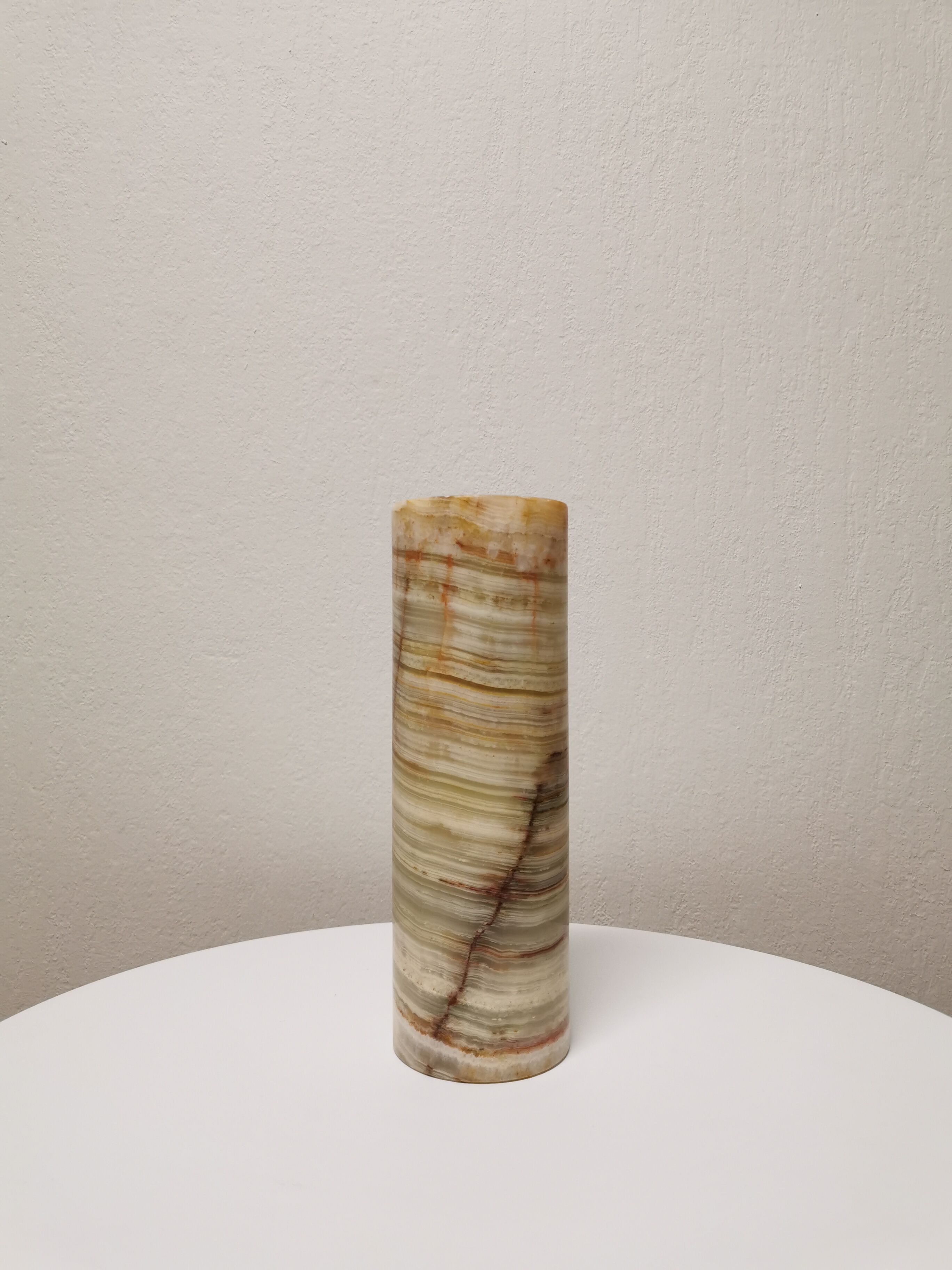 Marble scroll vase, 1970
