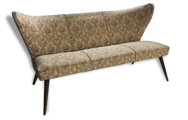 Canapé sofa cocktail années 50 sculptural