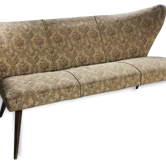 Canapé sofa cocktail années 50 sculptural