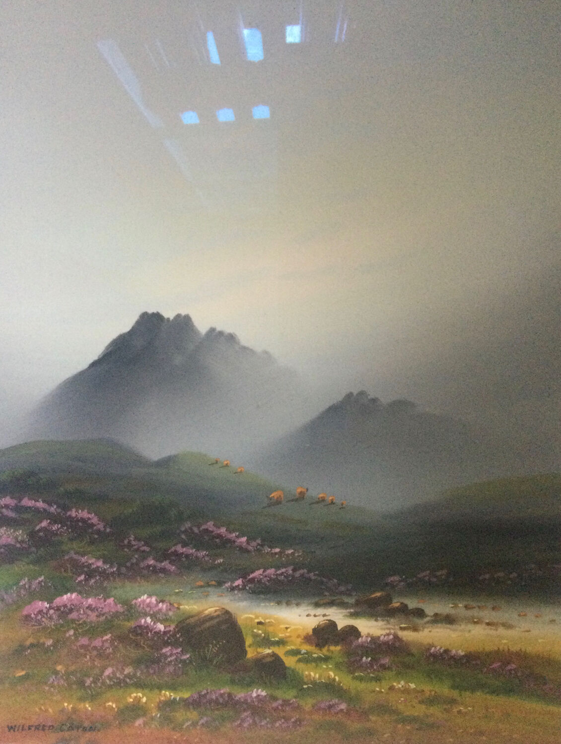 The Highlands. 2 gouaches by Wilfred GATON.