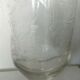 Verre rince raisin en cristal taille et grave decor feuilles de vigne raisin