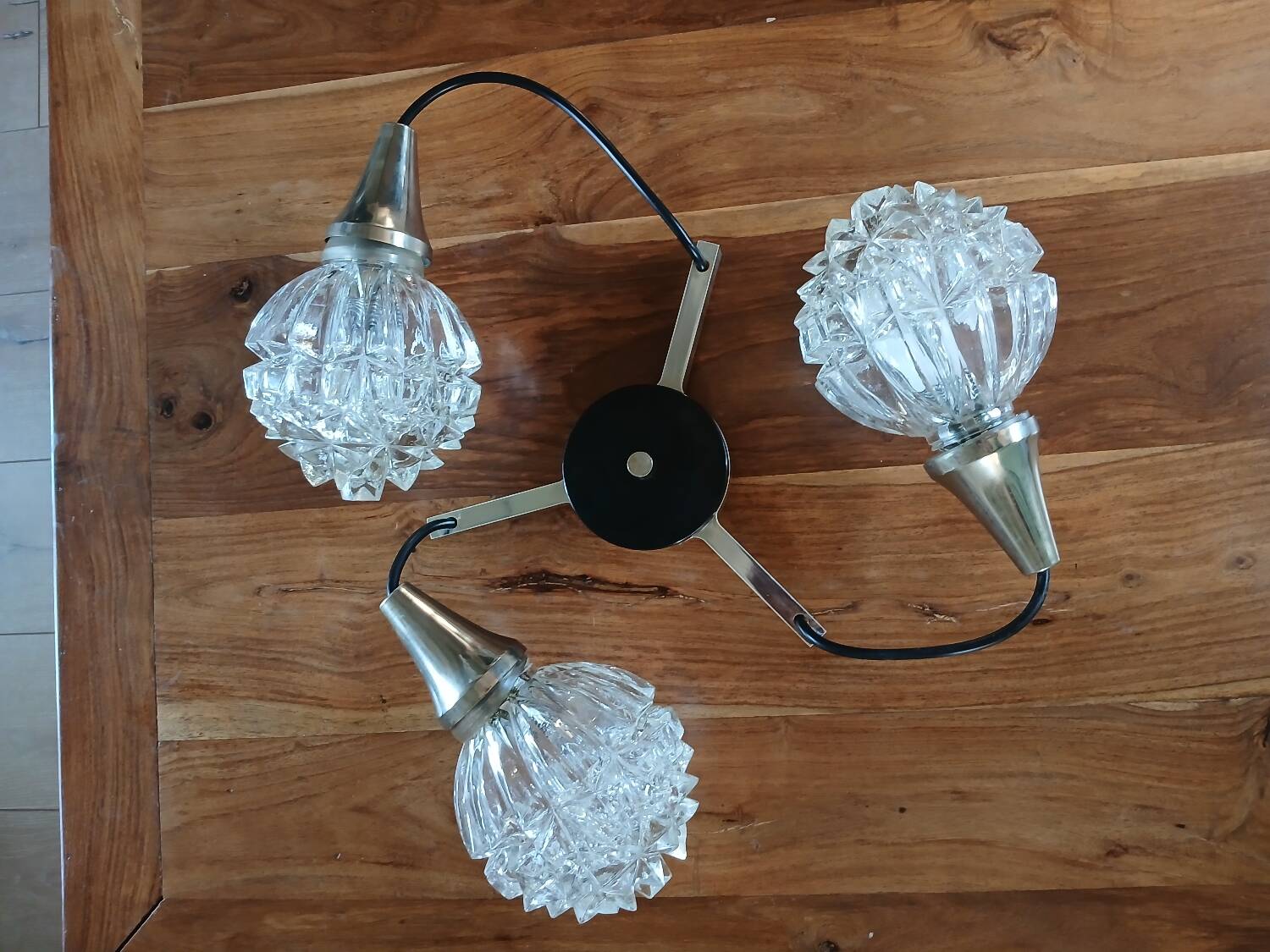 Chandelier, vintage waterfall suspension