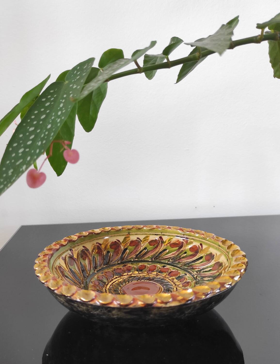 Handcrafted ceramic cup from Nimy (Belgium)