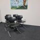 Vintage Flottoto tubular framed stacking chair