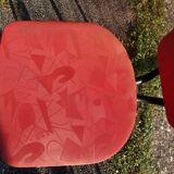 Set of 6 vintage "compass feet" chairs