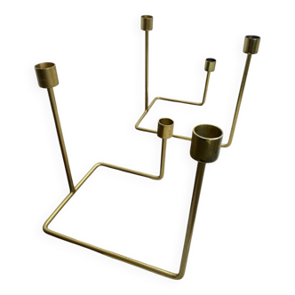 Pair of brass candlesticks