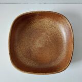 Square plate in vintage sandstone