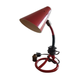 Vintage red spiral lamp