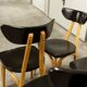 Set of 6 restored Luterma "banana" chairs
